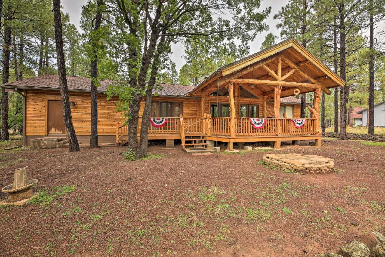 Lush Pinetop Retreat With Large Deck And Wooded Yard! Exterior foto